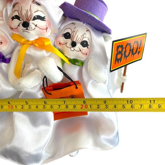 Annalee Halloween Bunch of Three Mice Ghostly Gathering 2007 10" Fall Decor - Picture 4 of 6